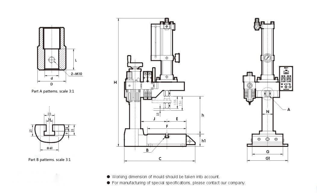 Air Oil Booster press PRAB