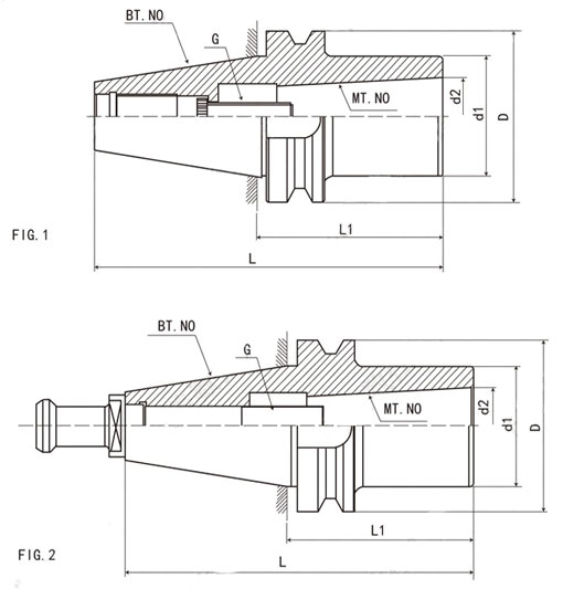 BT30-MTB Morse Taper Holder