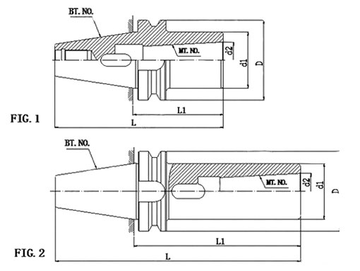 BT50-MTA Morse Taper Holder
