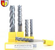 HRC 55 Flat End Mills, 3-20mm Shank Diameter